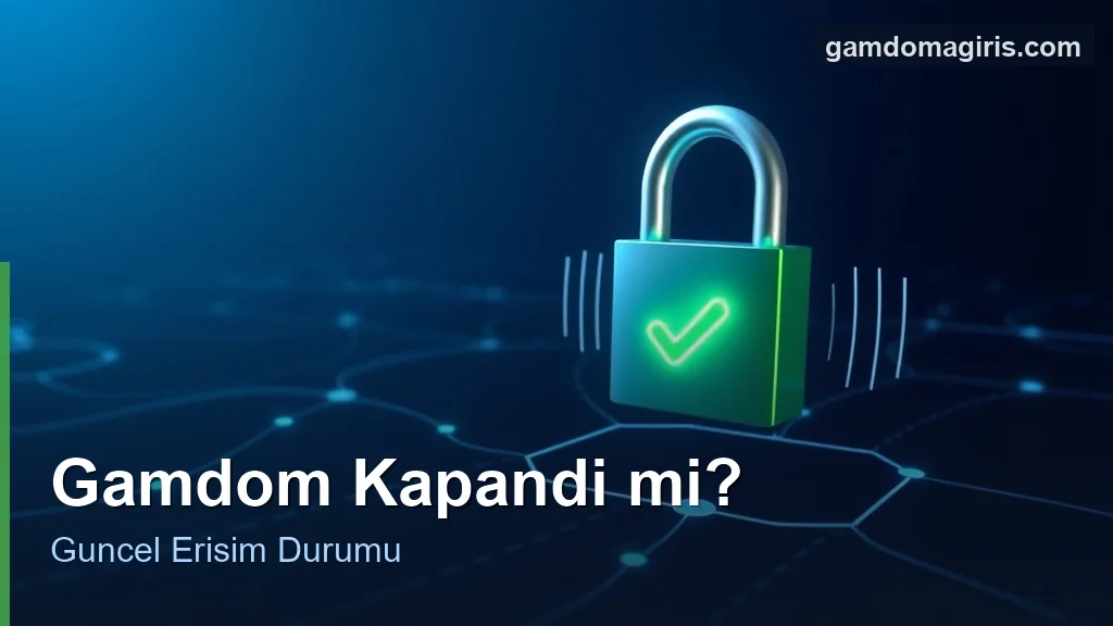 Gamdom Kapandı mı? Güncel Durum ve Giriş Adresi 3 Gamdom kapandi mi guncel erisim durumu konsepti