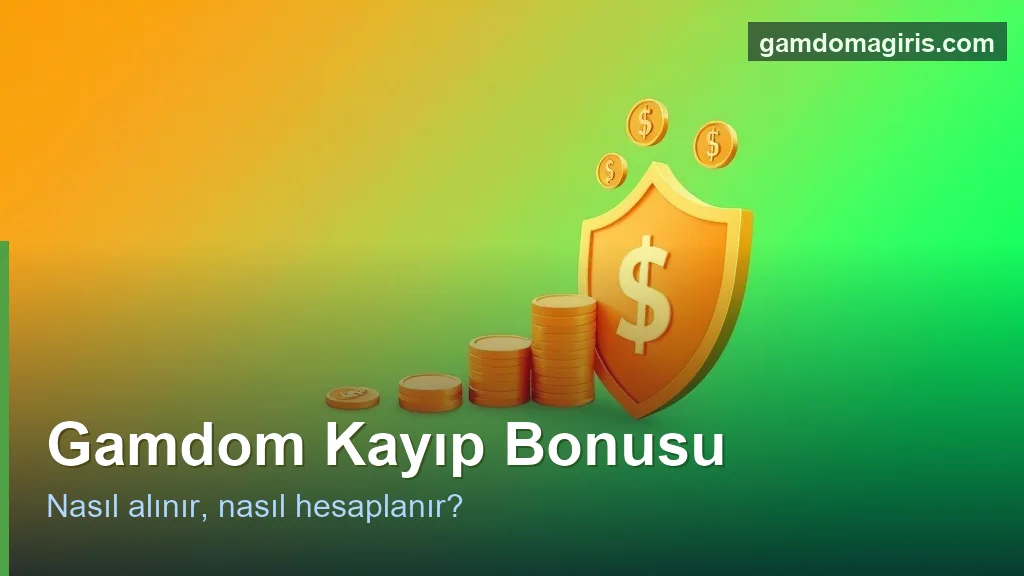 Gamdom Kayıp Bonusu Nasıl Alınır 2 Gamdom kayıp bonusu: kayıp iadesi cashback konsepti