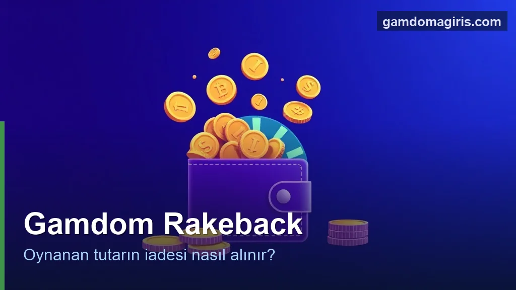 Gamdom rakeback: oynanan tutarın bir kısmının iadesi konsepti