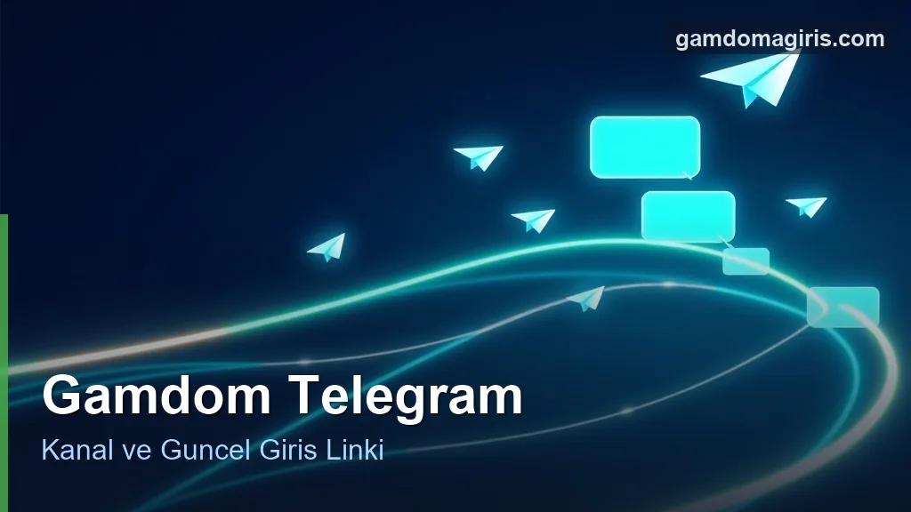 Gamdom Telegram: Resmi Kanal ve Güncel Adres 2 Gamdom Telegram kanali ve guncel giris linki konsepti