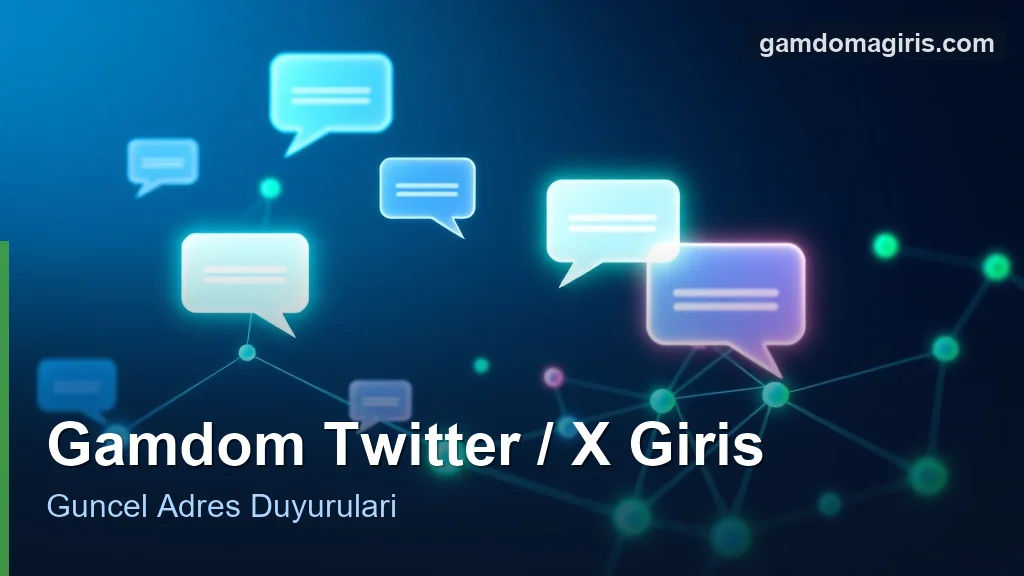 Gamdom Twitter Giriş: Güncel Adres ve Hesap Doğrulama 2 Gamdom Twitter X guncel giris adresi duyurulari konsepti